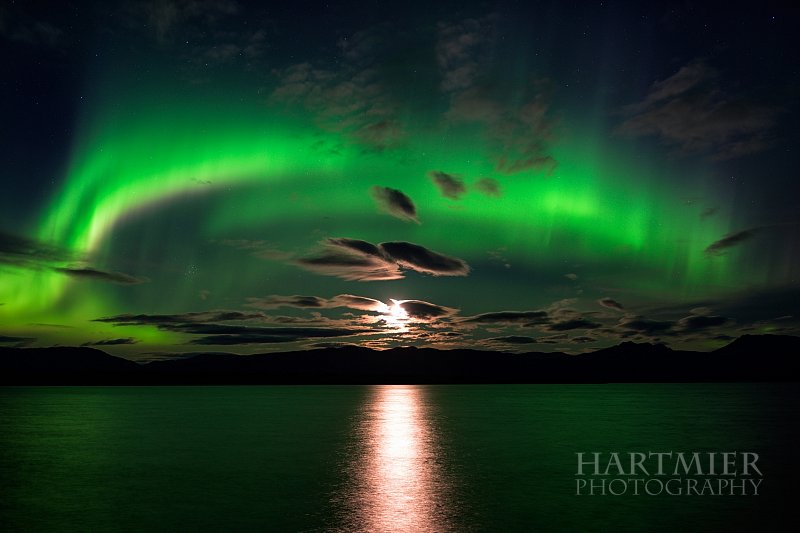 Moonrise at Lake Lebarge - Richard Hartmier Photography
